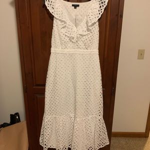NWT J.Crew White Eyelet Dress